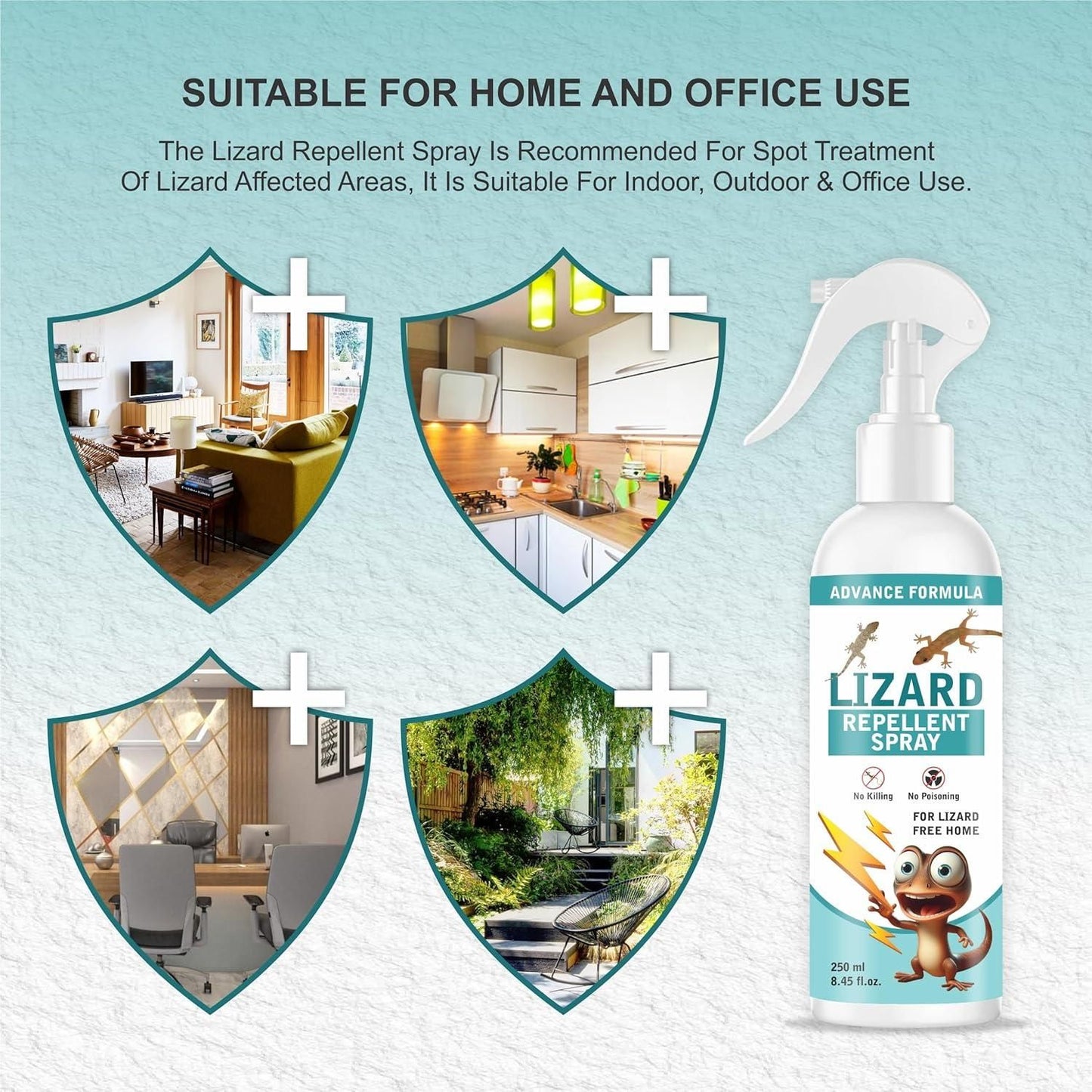 Lizard Repellent for Home Spray 250ML (BUY 1 GET 1 FREE)