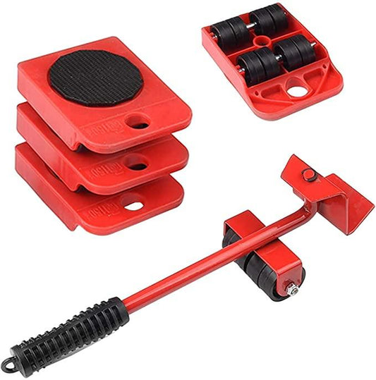 Furniture Movers Slider | 4 Pcs Furniture Lifter Mover Tool Set | 360° Rotational Pads | Heavy Duty Furniture Lifter and Mover | Lifting Tool for 150 KG